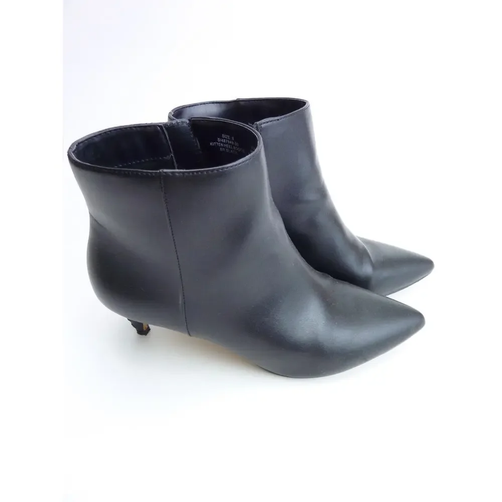Banana Republic Womens Side Zipper Bootie Boots Size 8